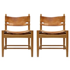 Pair of Børge Mogensen 'Hunting' Chairs, Model 3237
