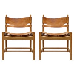 Pair of Børge Mogensen 'Hunting' Chairs, Model 3237