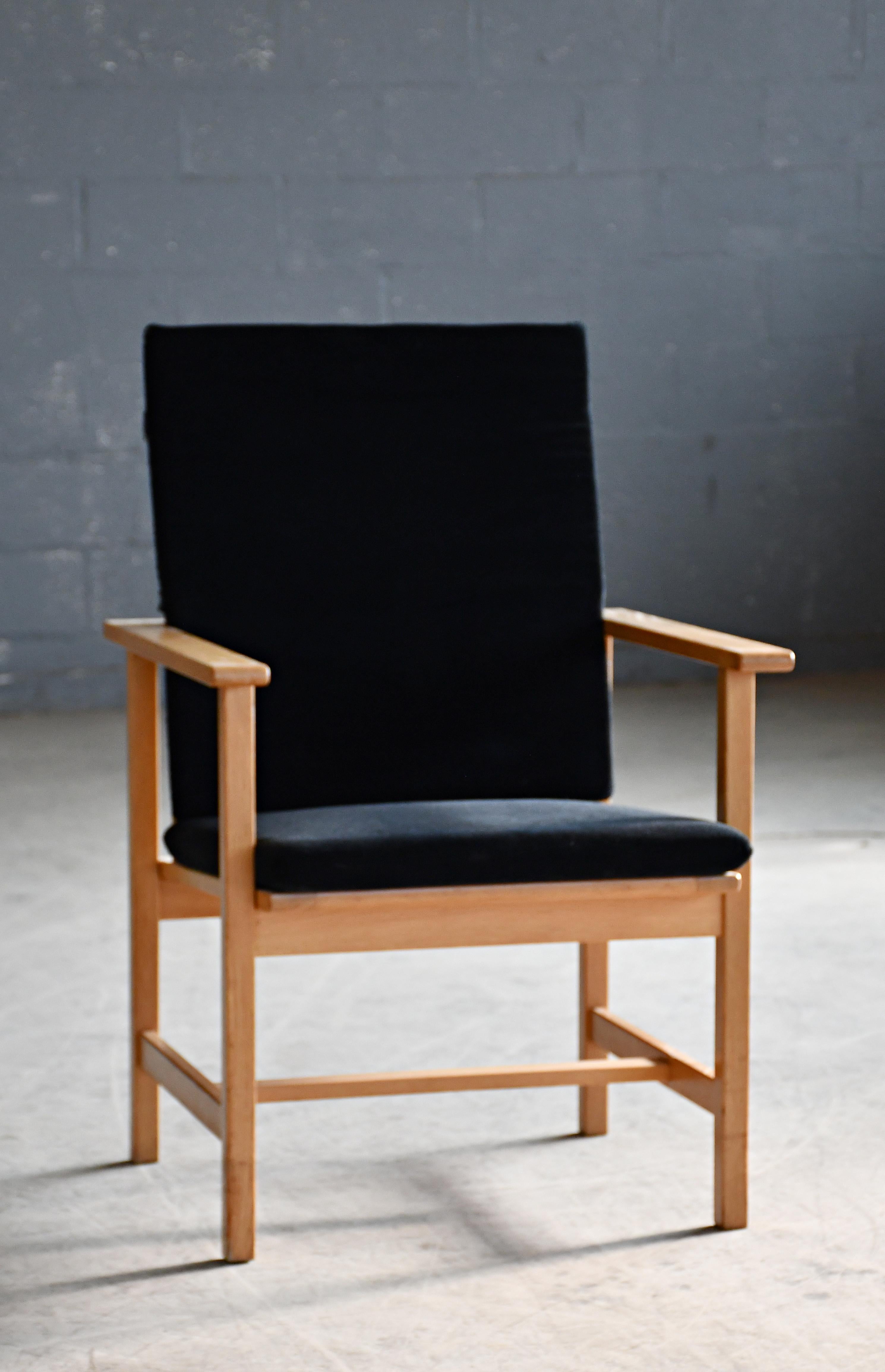 Paire de chaises longues en Oak 2257 de Børge Mogensen pour Fredericia Stolefabrik V Excellent état - En vente à Bridgeport, CT