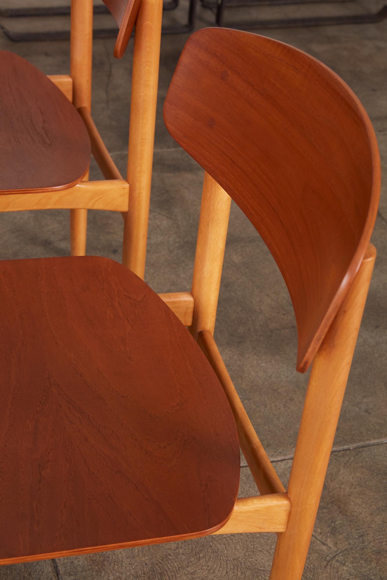 Pair of Børge Mogensen Side Chairs 4