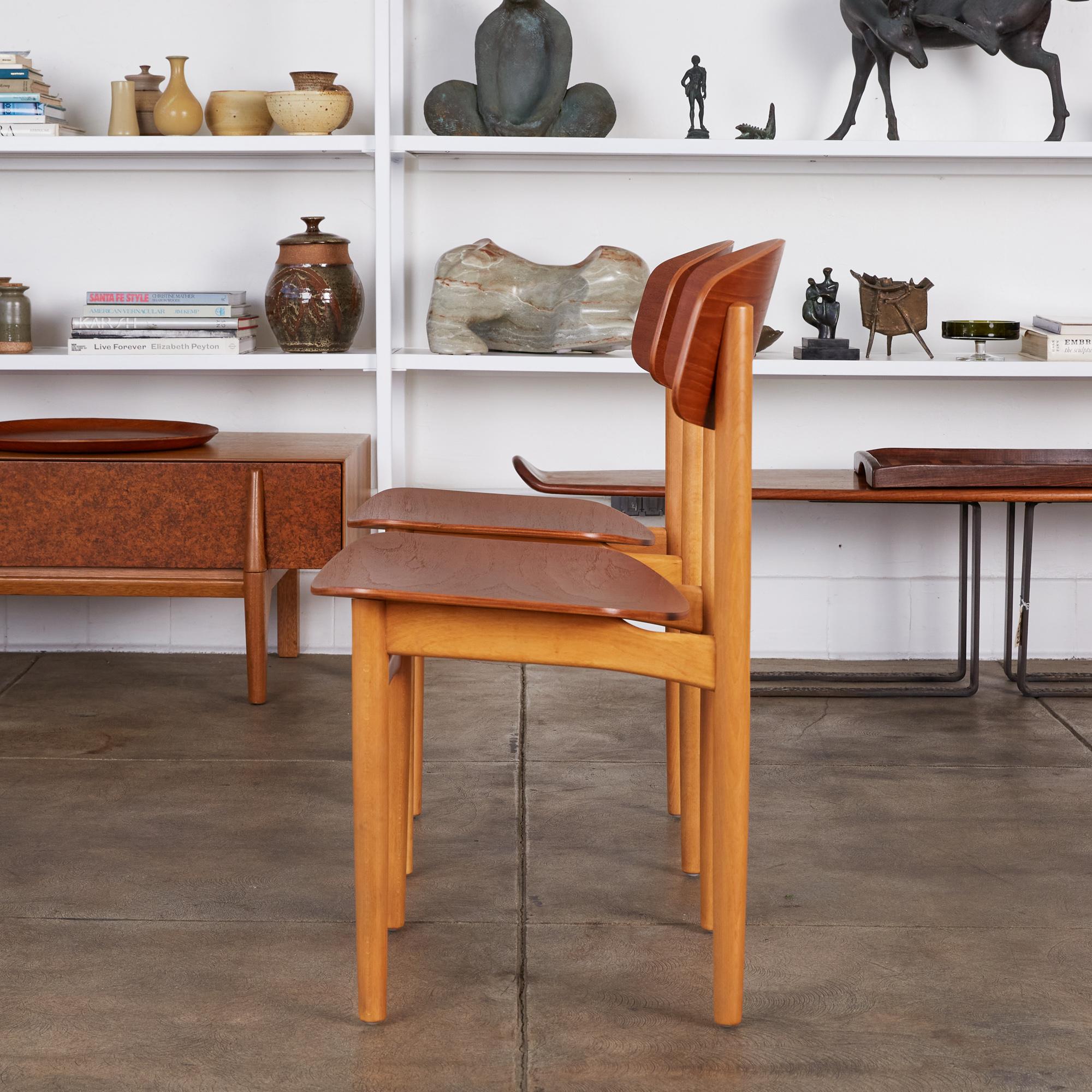 Mid-20th Century Pair of Børge Mogensen Side Chairs