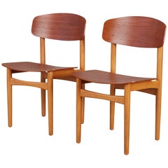 Pair of Børge Mogensen Side Chairs
