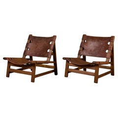 Pair of Børge Mogensen Spanish Chairs for Fredericia Stolefabrik