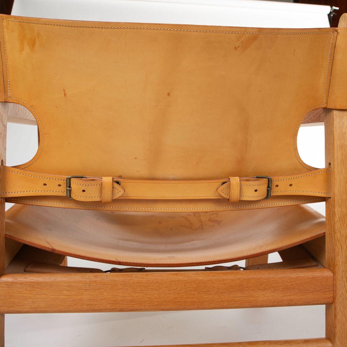 Pair of Børge Mogensen Spanish Chairs Model BM 2226 For Sale 1