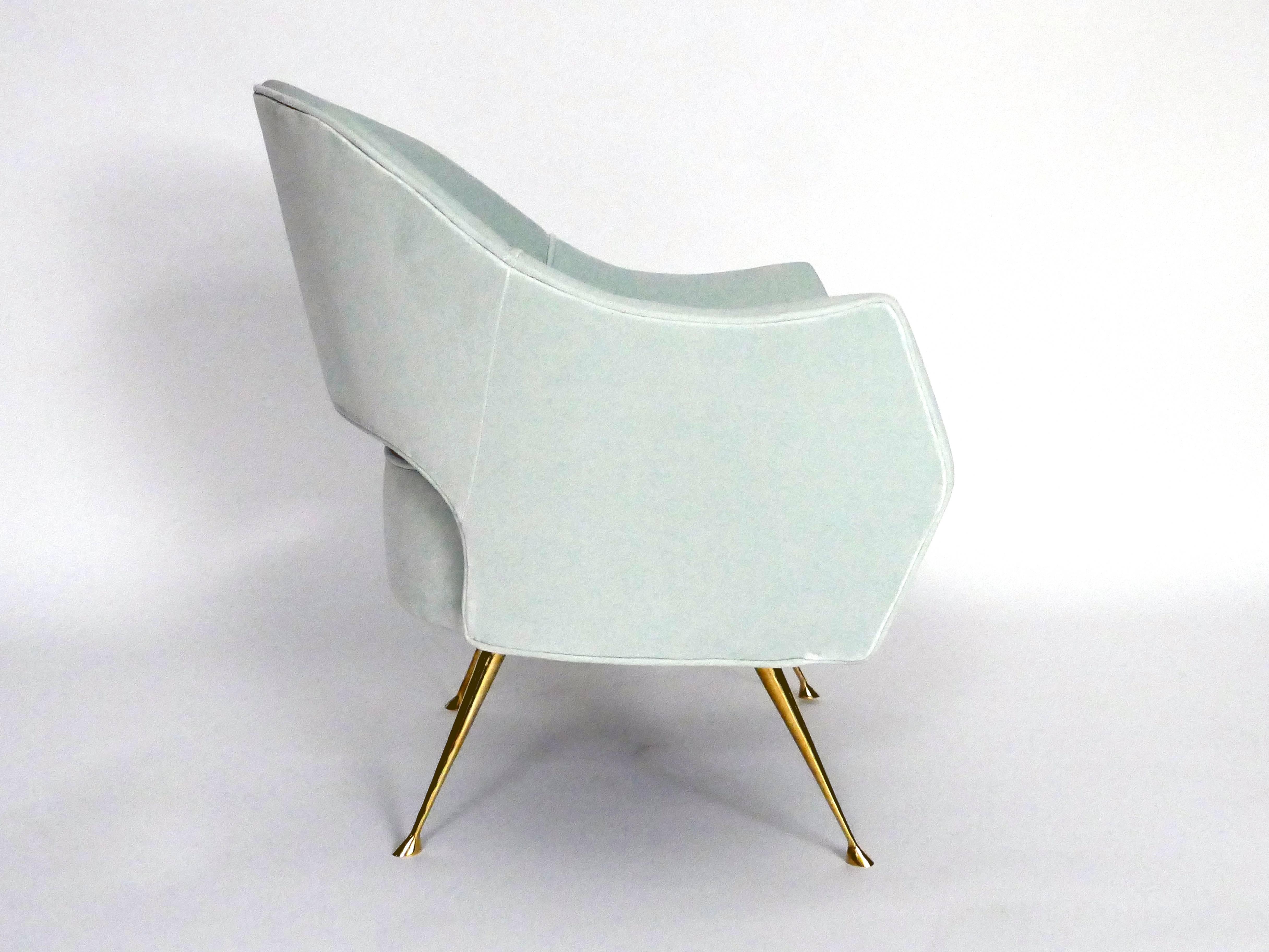 Mid-Century Modern Pair of Briance Chairs by Bourgeois Boheme Atelier For Sale
