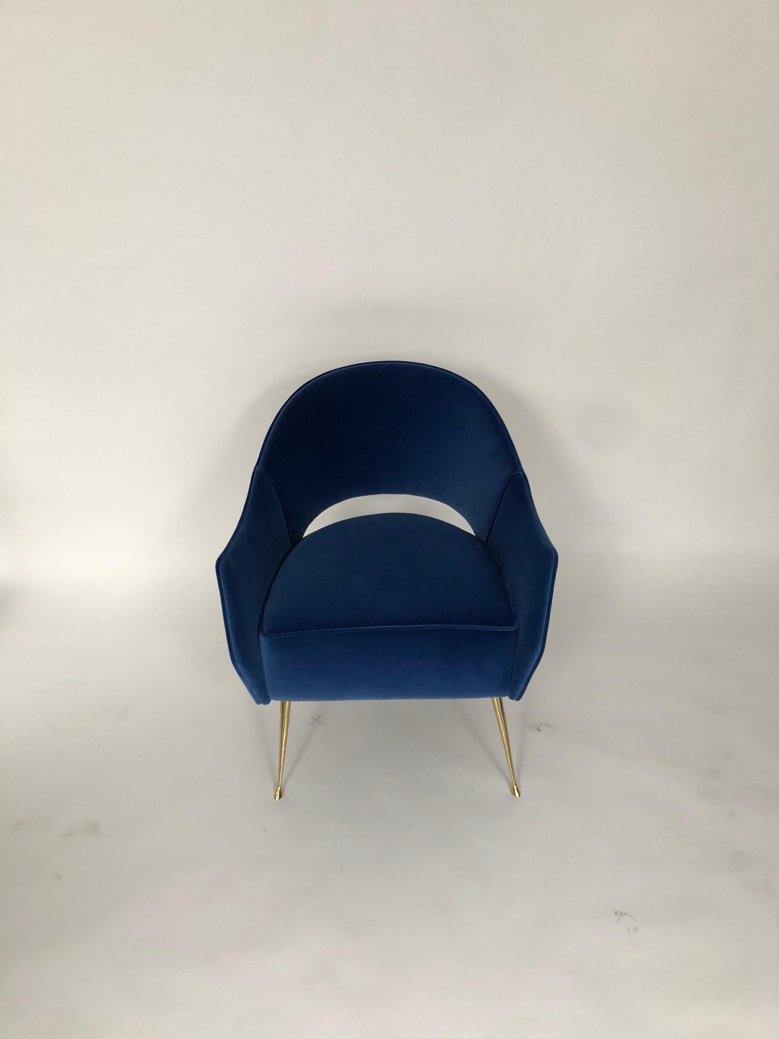 Mid-Century Modern Paire de chaises Briance par Bourgeois Boheme Atelier en vente