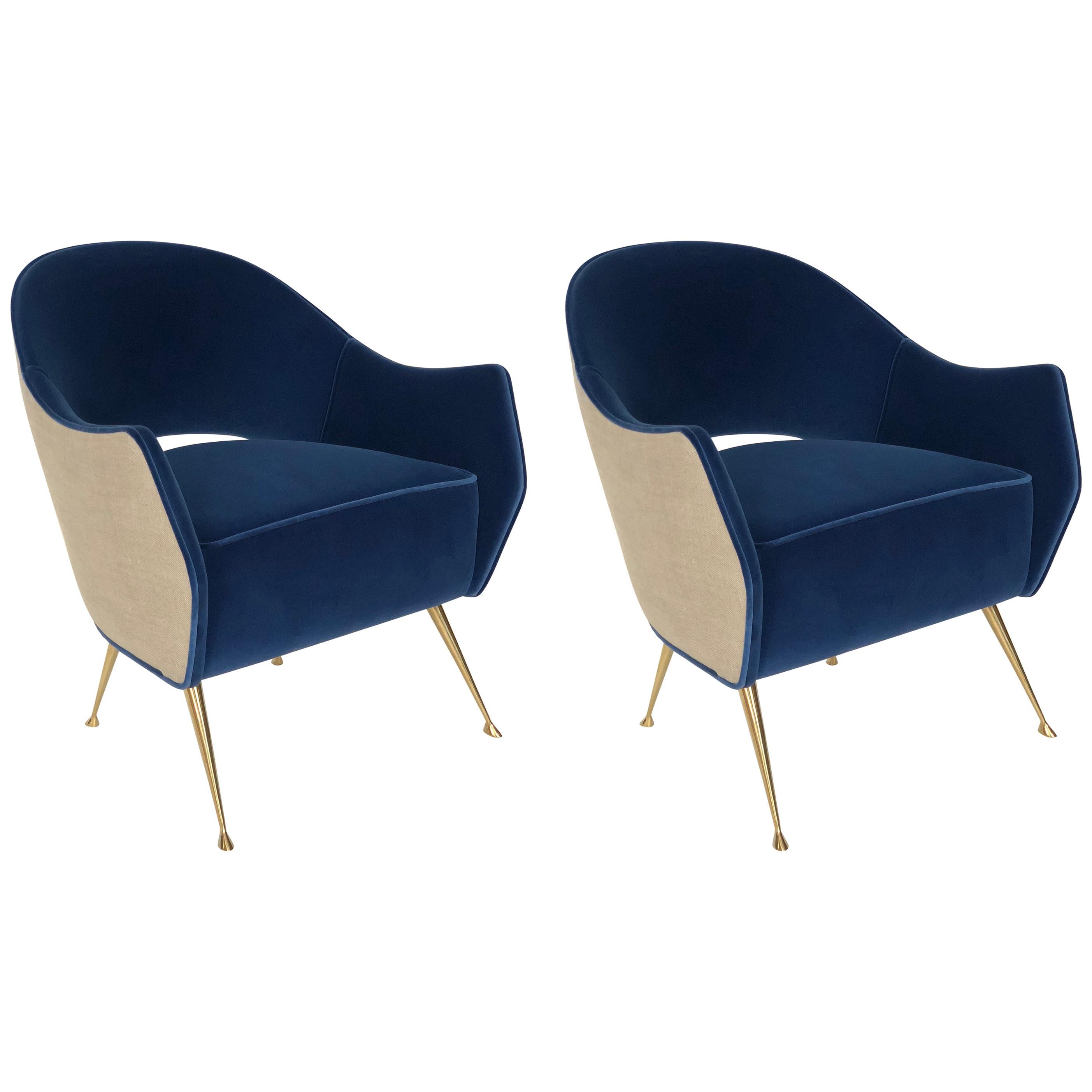 Pair of Briance Chairs by Bourgeois Boheme Atelier