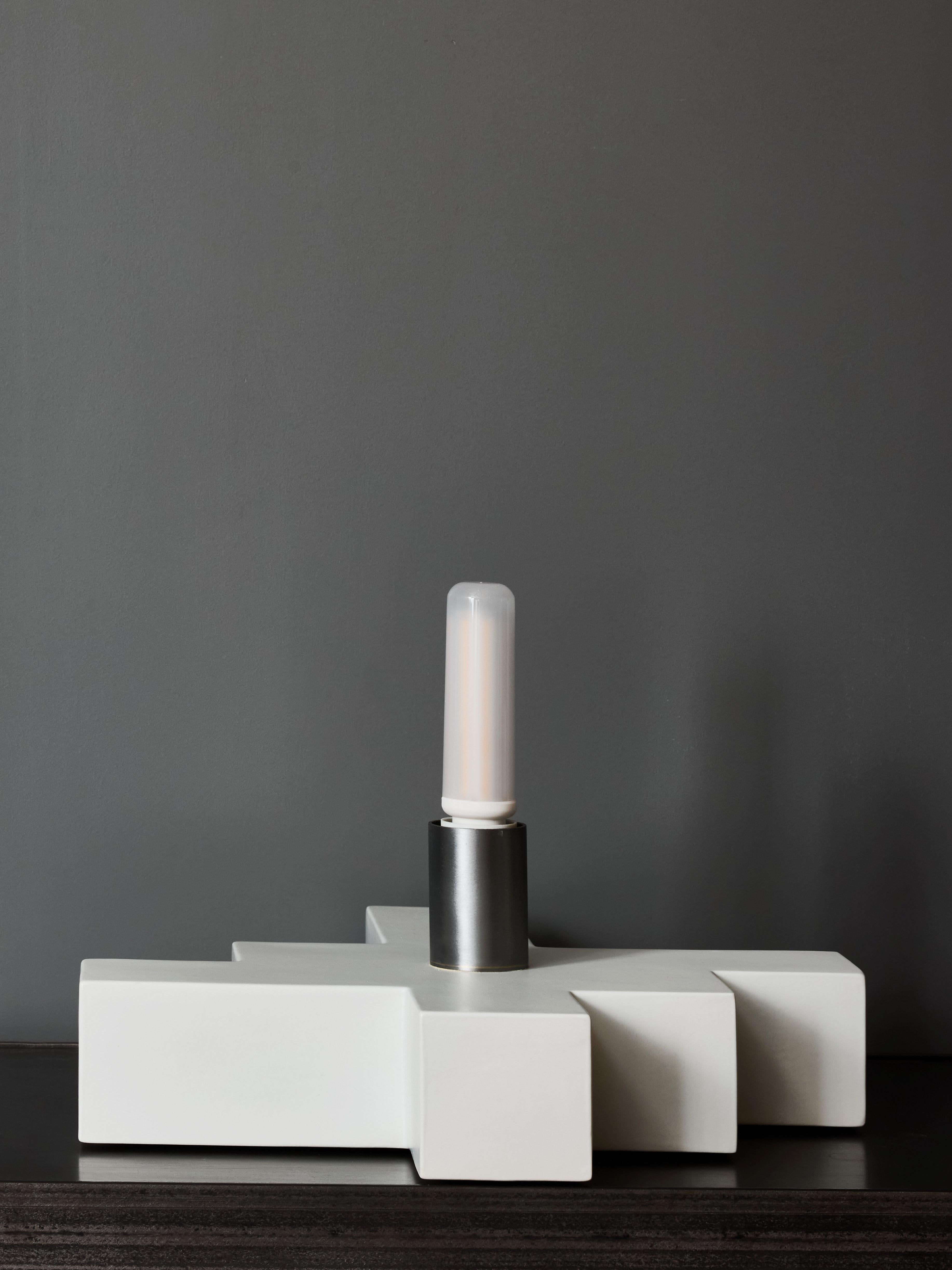 Ceramica Coppia di lampade da tavolo Brick 02 di Jenna Basso in vendita