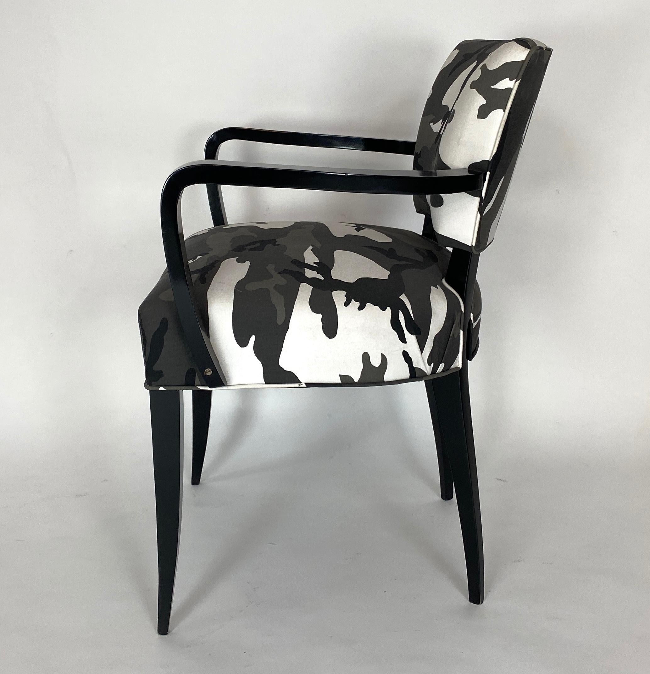 Pair of Bridge Chairs, Urban Camo For Sale 2