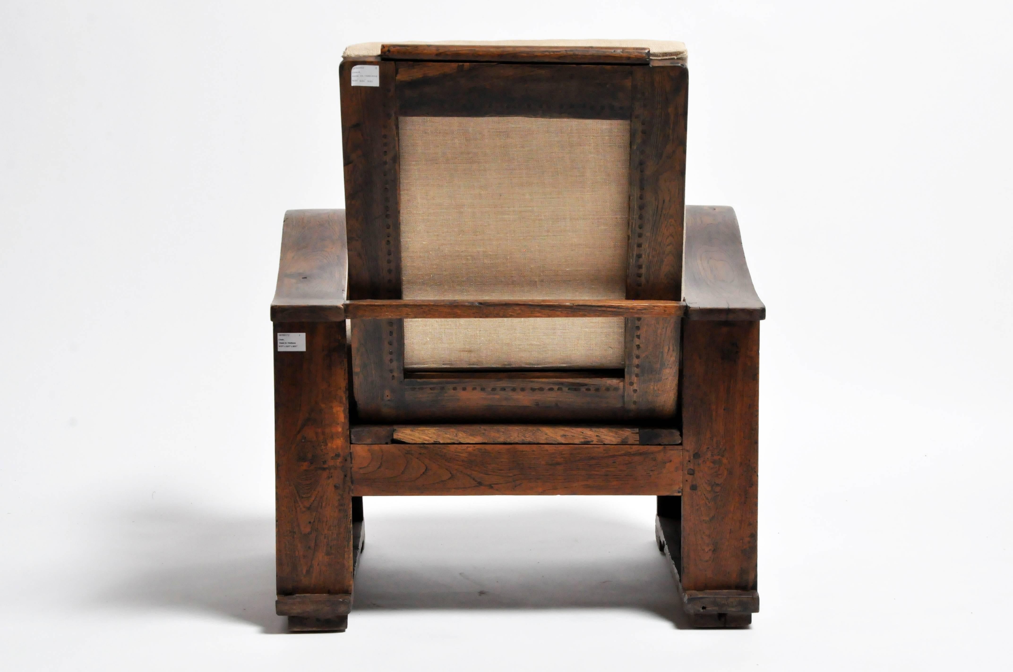 20th Century Pair of British Colonial Art Deco Chair