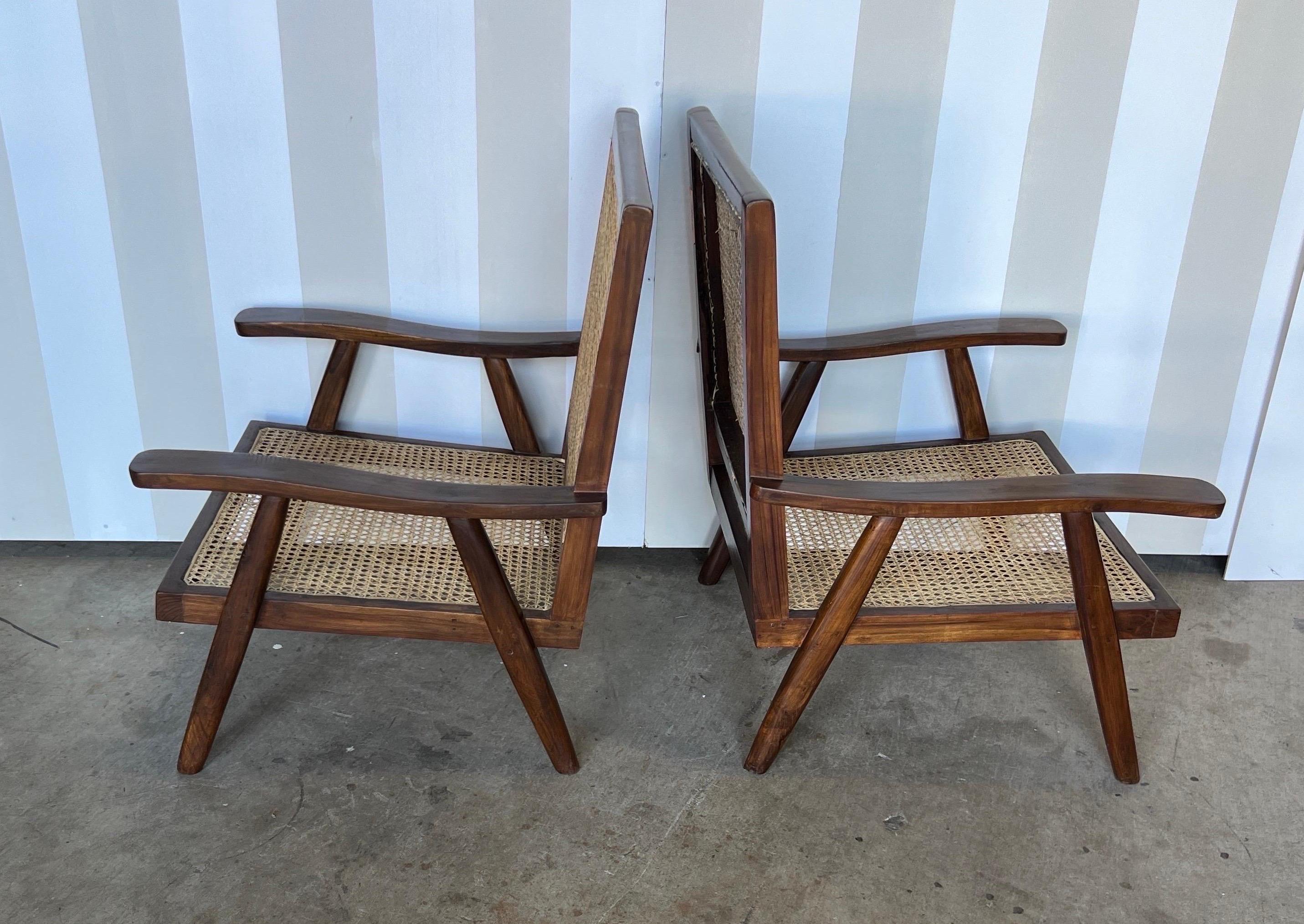 Paire de fauteuils d'époque British Colonial Deco Bon état - En vente à Richmond, VA
