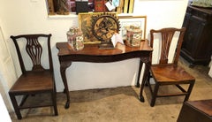 Pair of British Country Squire's George II Side Chairs