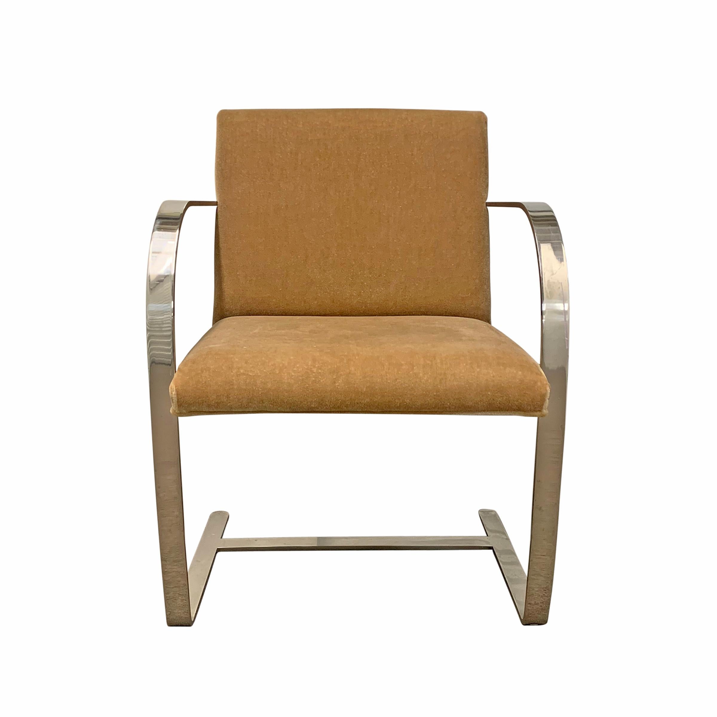 Modern Pair of Brno Chairs by Mies van der Rohe