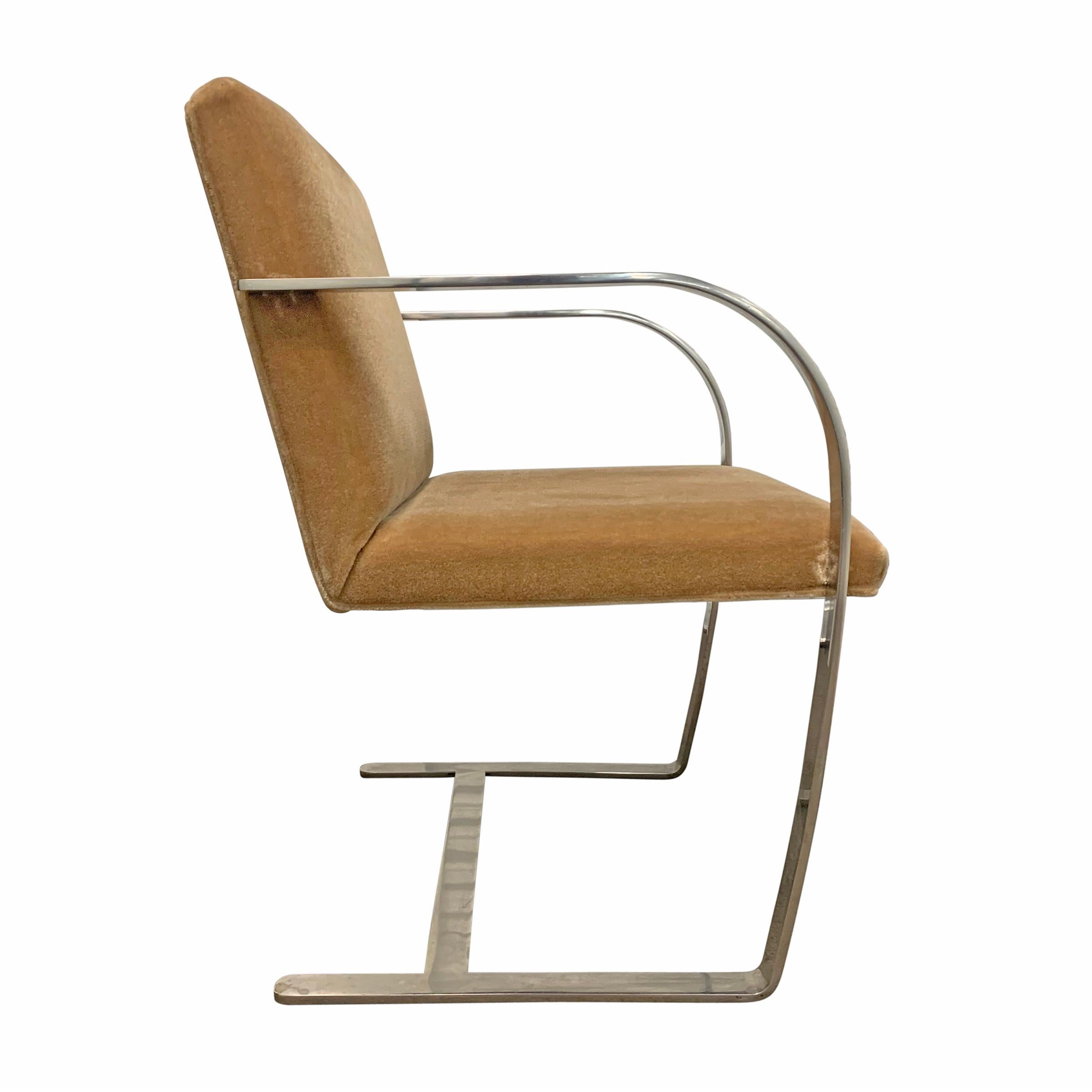 Pair of Brno Chairs by Mies van der Rohe In Good Condition In Chicago, IL