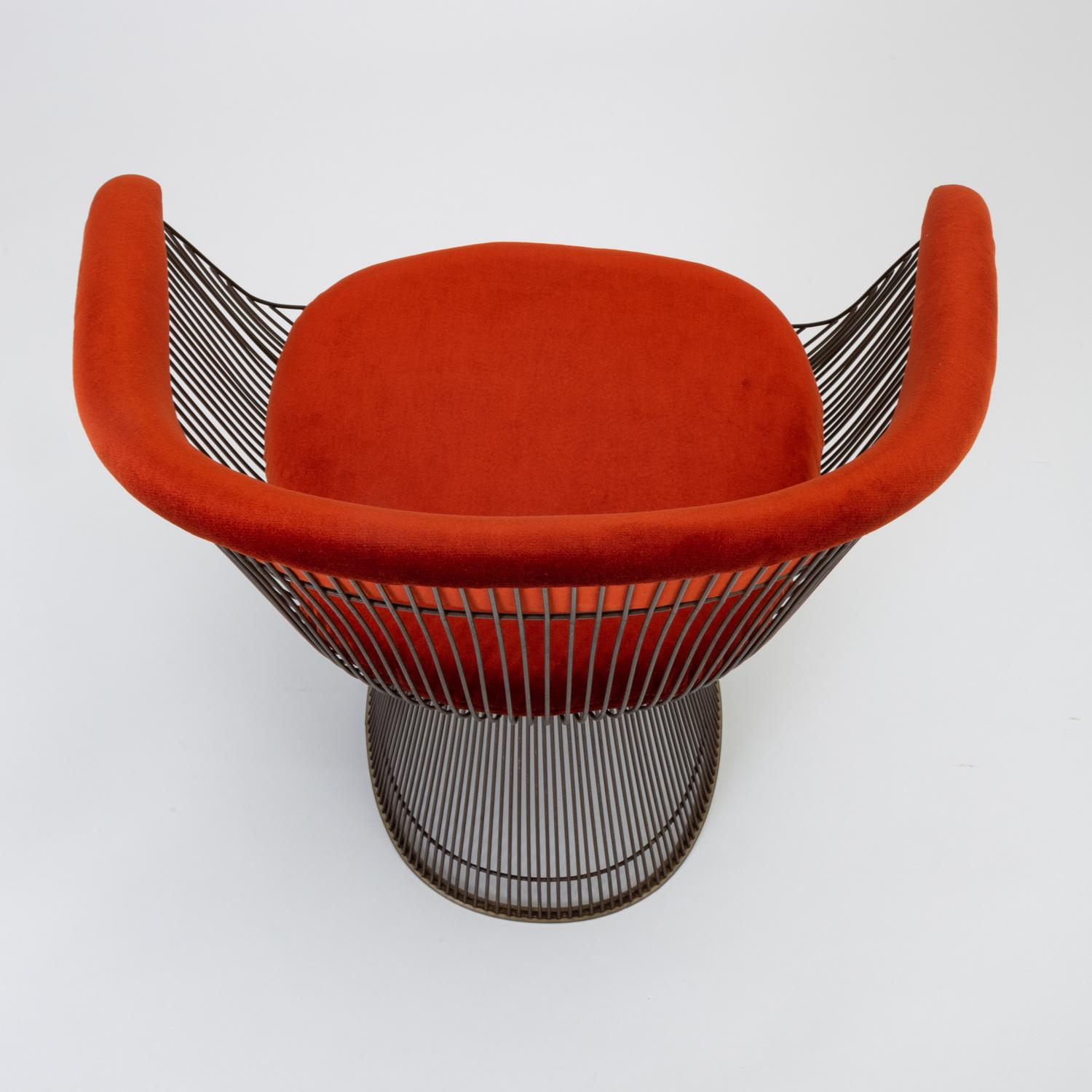 Pair of Bronze Accent Chairs by Warren Platner for Knoll 6