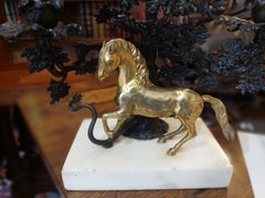 Pair of Bronze and Gilt Candelabra c1820