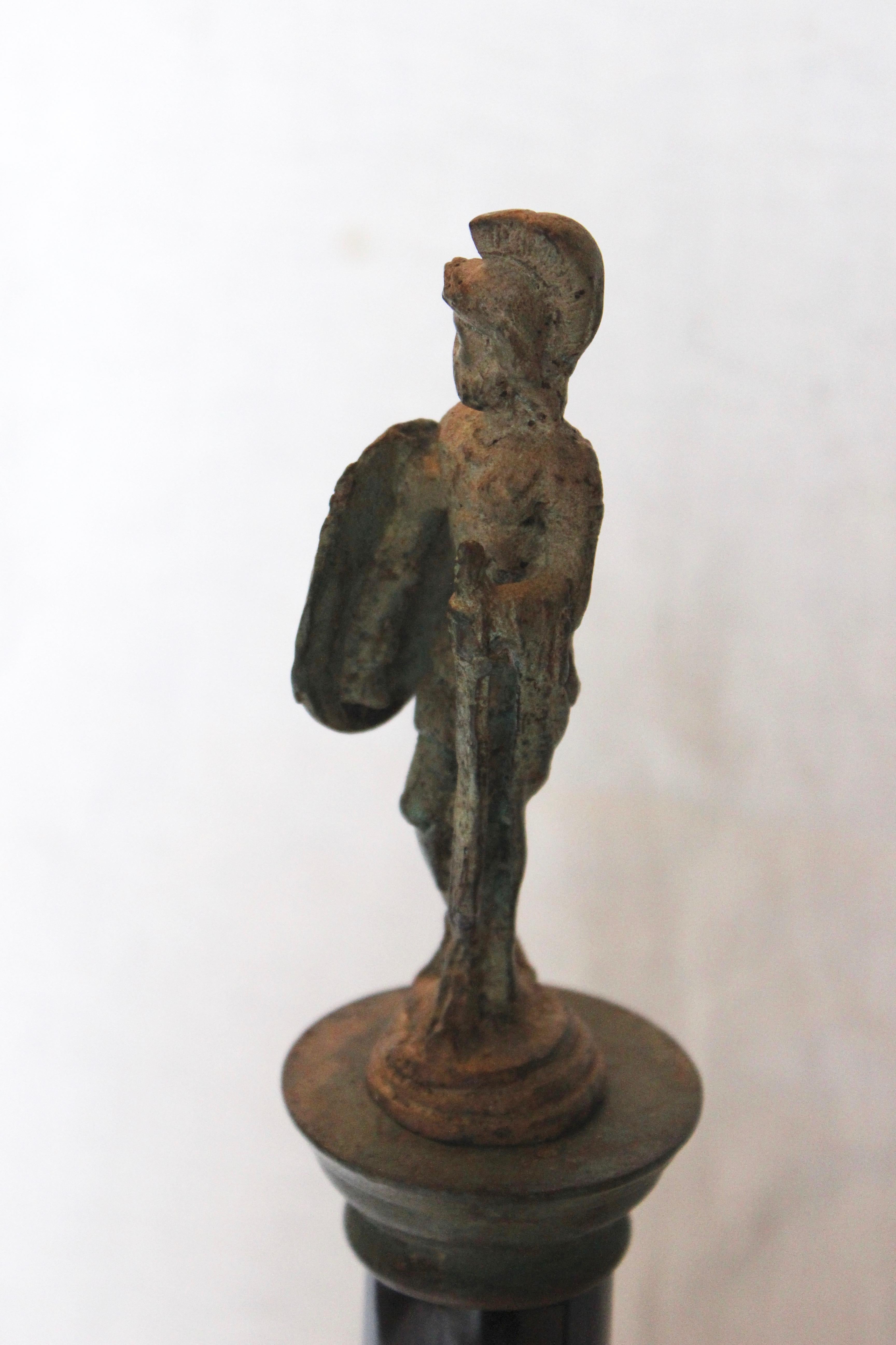20th Century Pair of Bronze and Marble Grand Tour Souvenirs