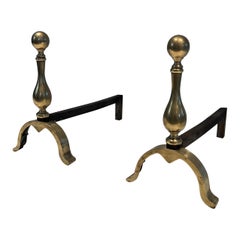 Coppia di androni in bronzo