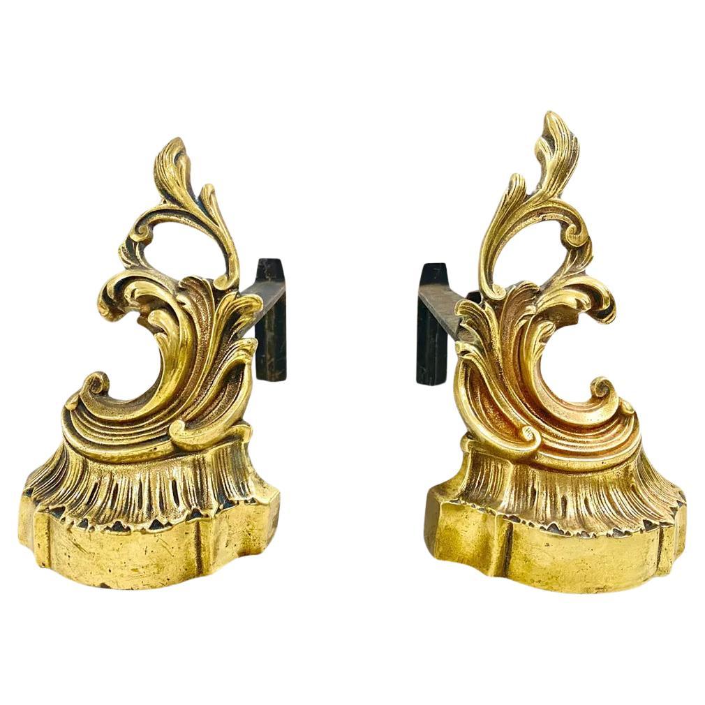 Pair Of Bronze Antique Anders For Sale