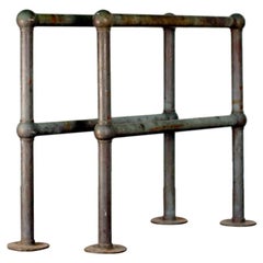 Pair of Bronze Architectural Railings, Balustrades or Room Dividers