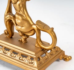 Pair of Bronze Candlesticks, 19th Century