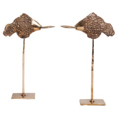 Pair of Bronze Candlesticks by Do König-Vassilakis