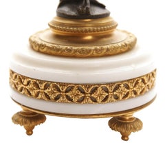 Paire de bougeoirs en bronze, France, seconde moitié du XIXe siècle
