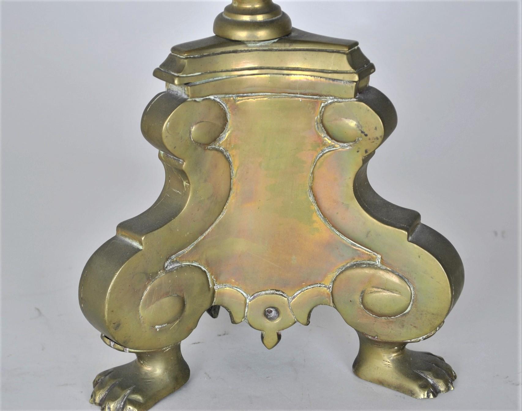 Paire de chandeliers en bronze, fin 18e/début 19e siècle en vente 2