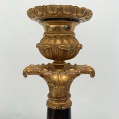 Pair of Bronze Candlesticks, Napoleon III France