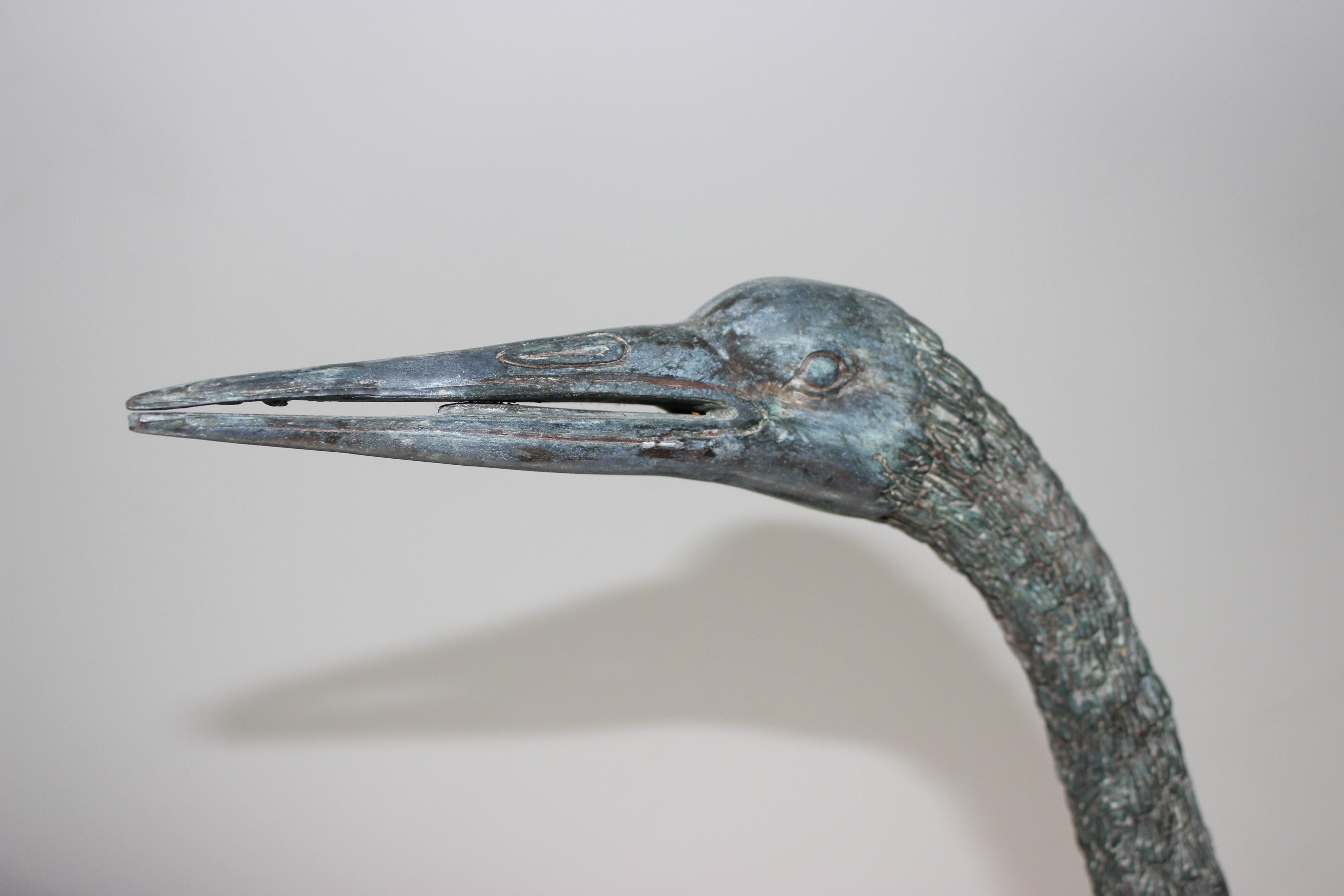 Bronze crane figures 50