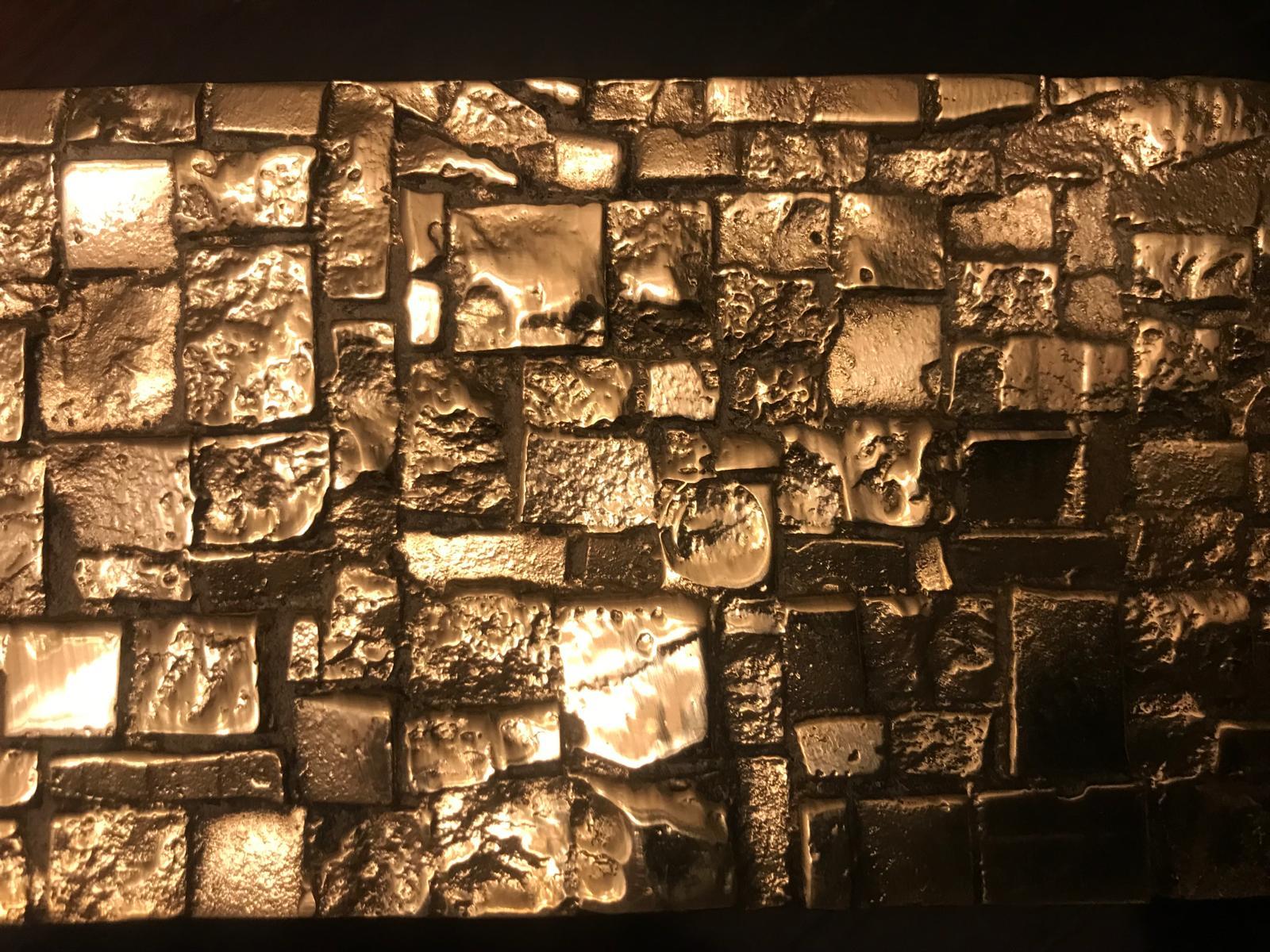 Coppia di maniglie per porte in bronzo, anni '70 in vendita 2