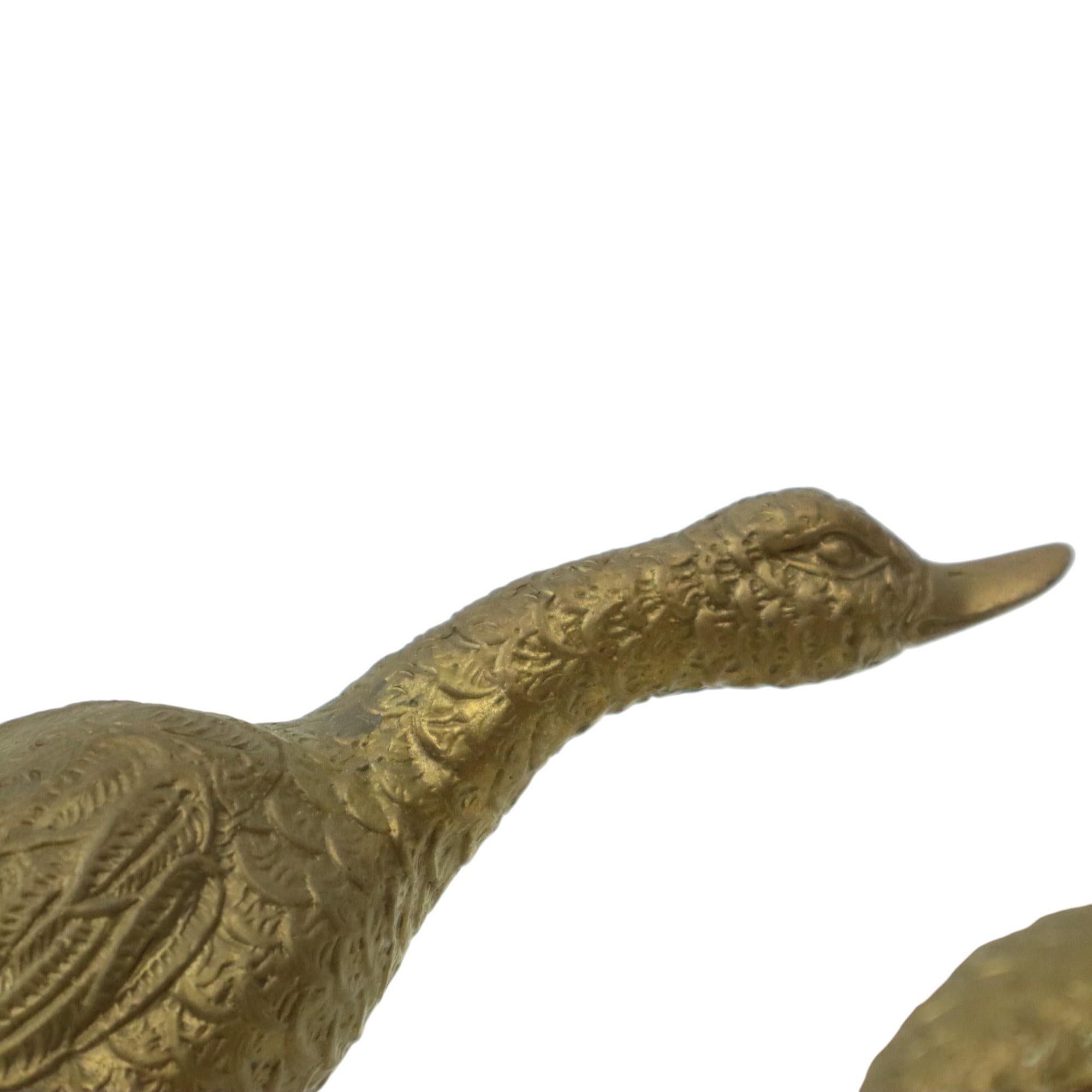 Coppia di anatre e ochette in bronzo Francia anni '40 in vendita 4