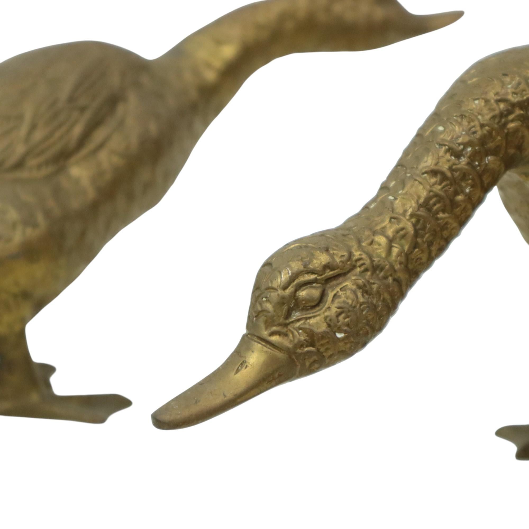 Coppia di anatre e ochette in bronzo Francia anni '40 in vendita 5