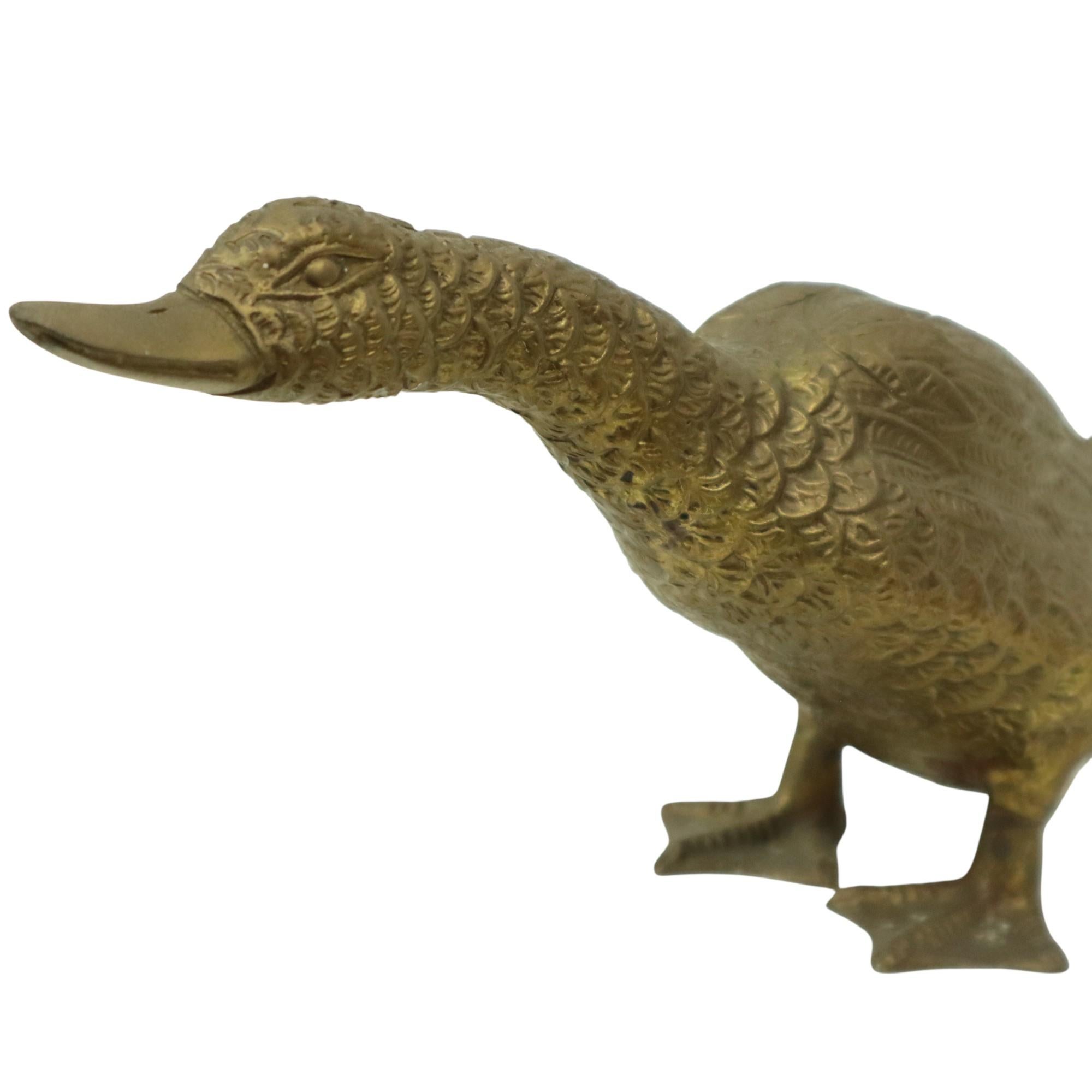 Coppia di anatre e ochette in bronzo Francia anni '40 in vendita 8