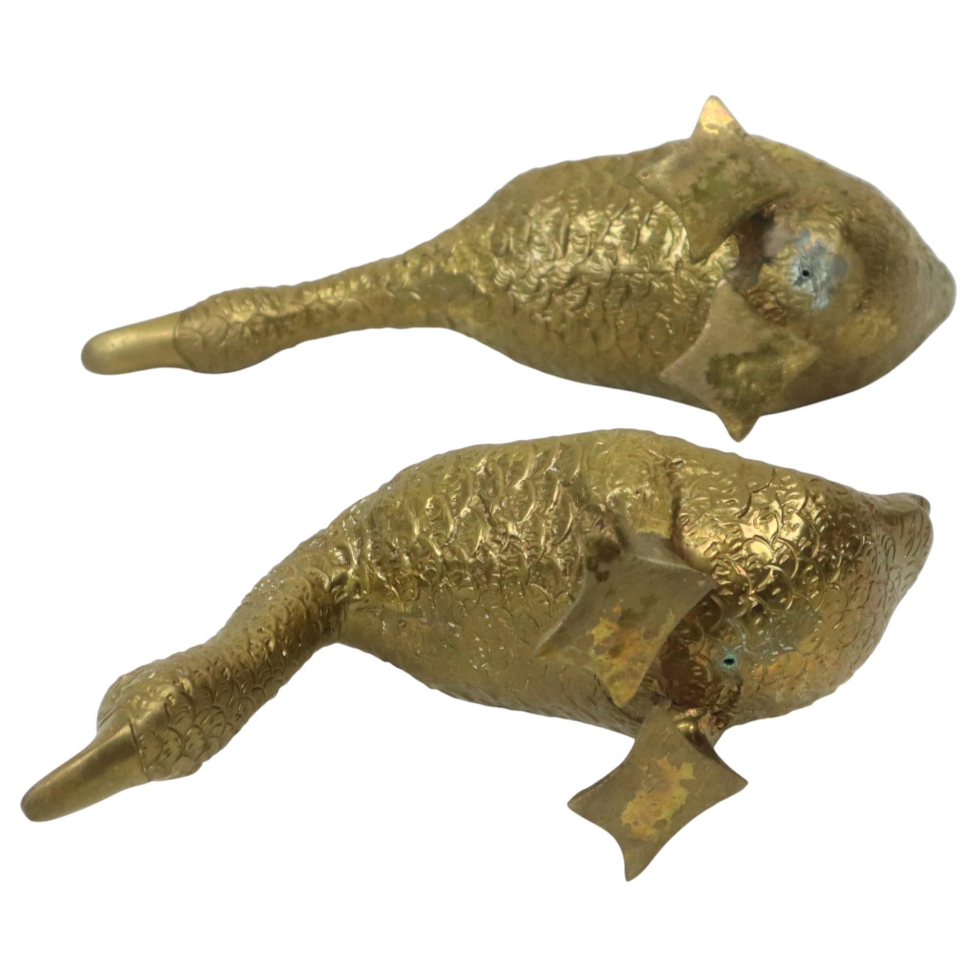 Coppia di anatre e ochette in bronzo Francia anni '40 in vendita 9