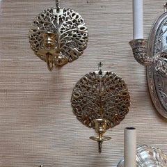 Coppia di lampade olandesi in bronzo