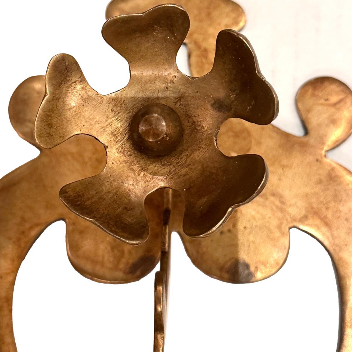 Coppia di lampade olandesi in bronzo In condizioni buone in vendita a New York, NY