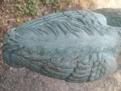 Pair of Bronze Egrets Garden Sculptures & Fountains