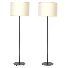 Pair of Bronze Floor Lamps 