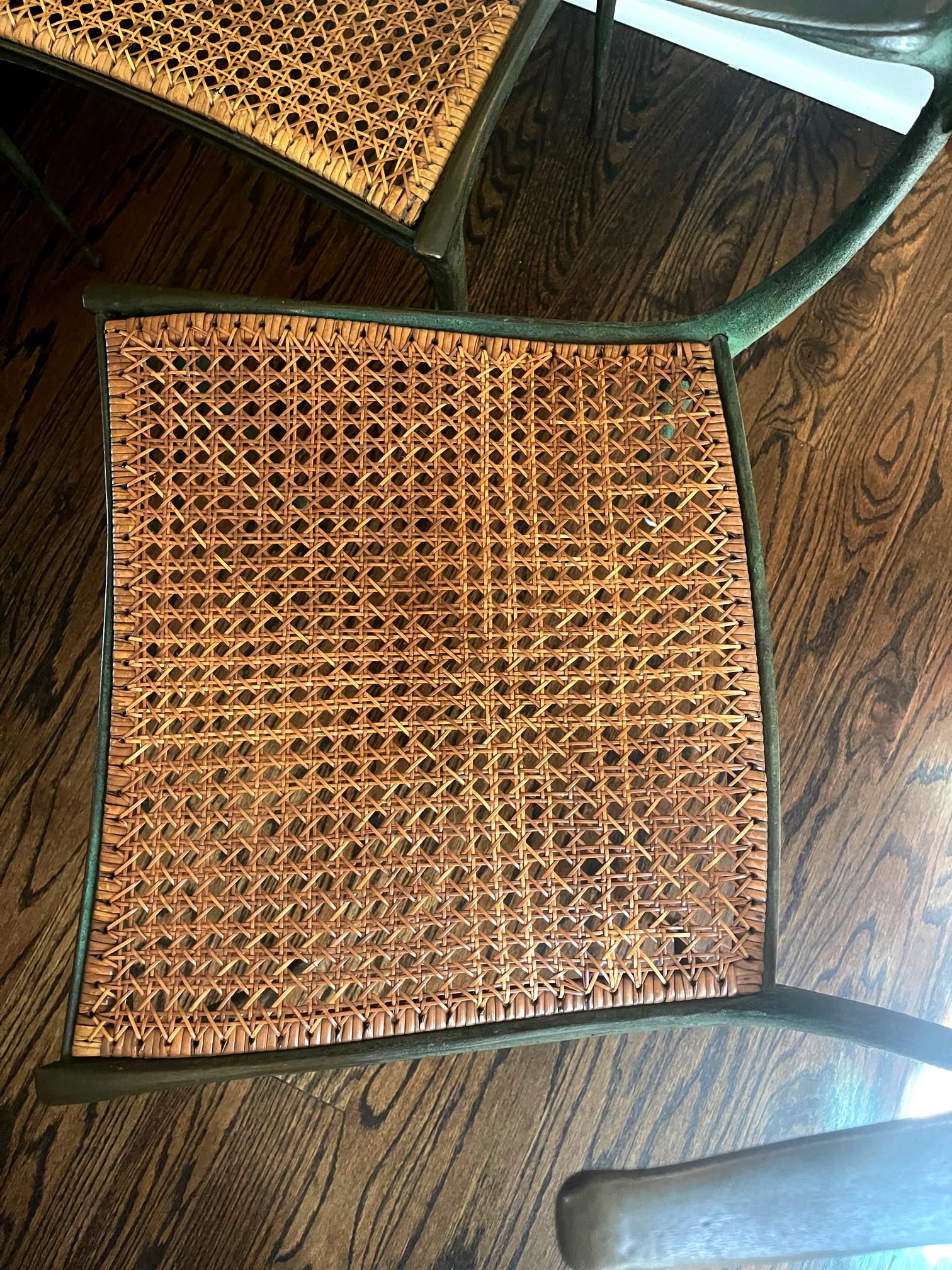 Pair of bronze Gazelle chairs Dan Johnson 2