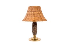 Coppia di lampade in bronzo di Luciano Frigerio