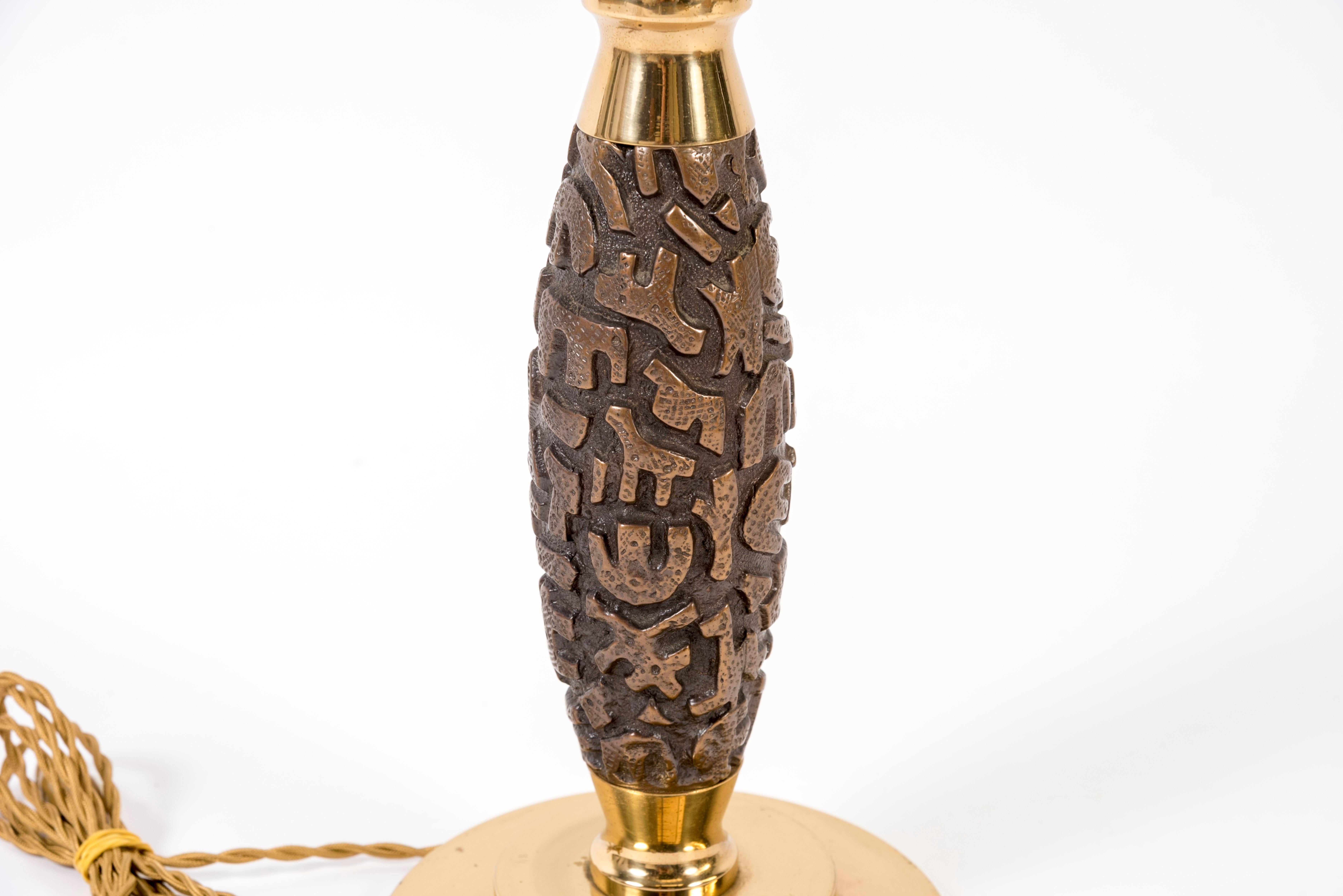 Bronze Paire de lampes en bronze de Luciano Frigerio en vente
