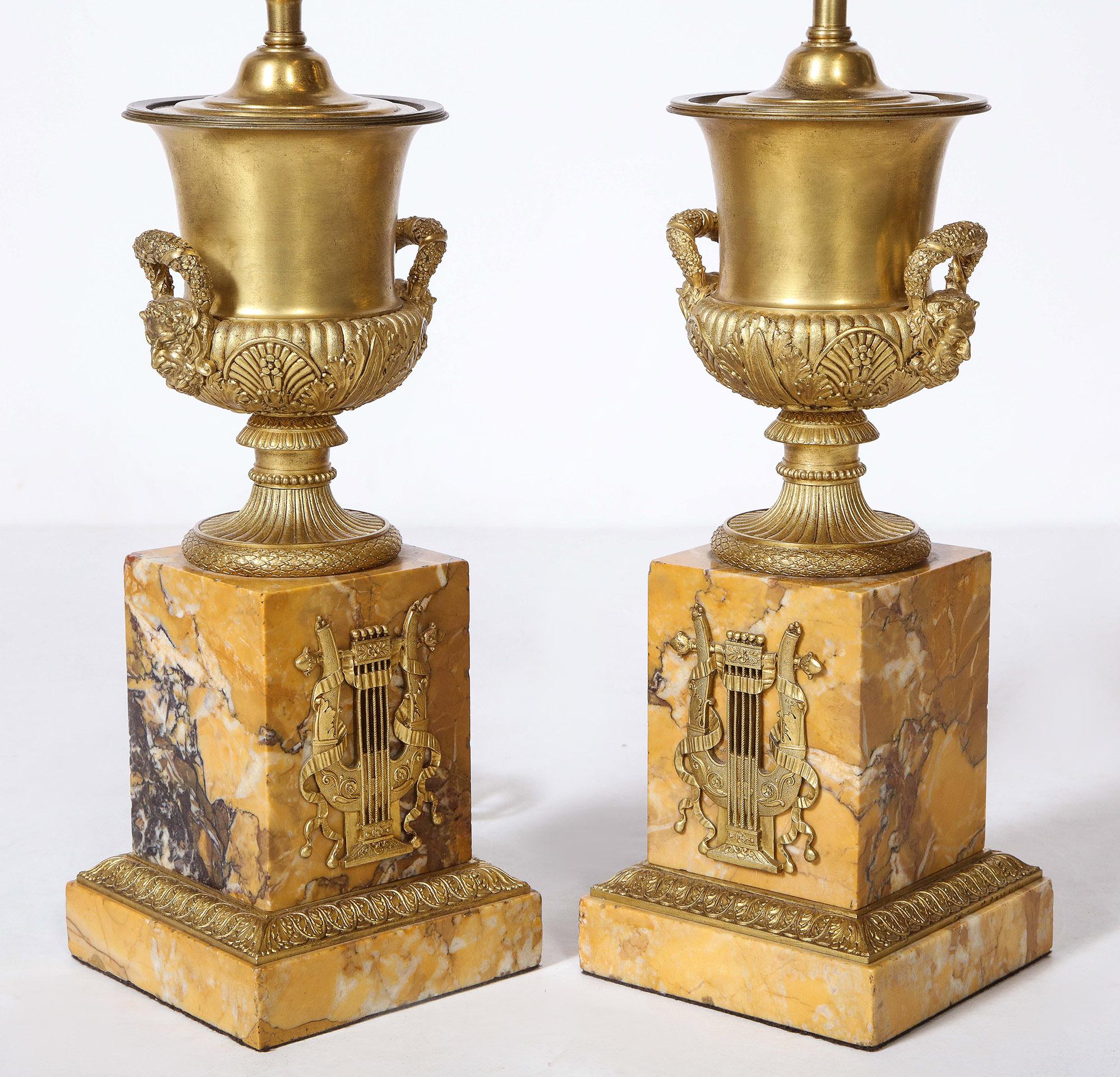 Pair of Bronze Lamps 6
