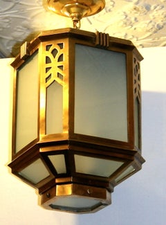 Set di lanterne neoclassiche quadrate in bronzo, vendute singolarmente