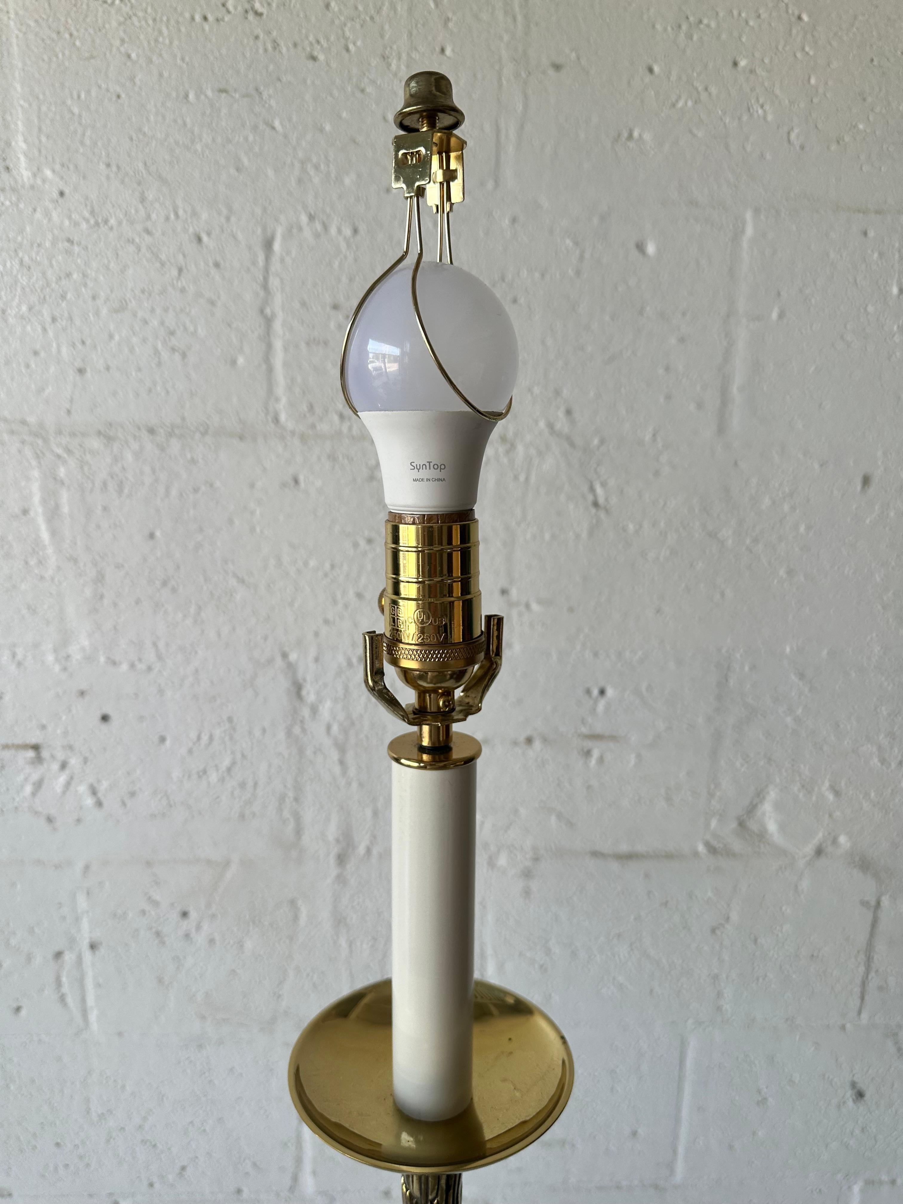 Pair Of Bronze Maison Bagues ‘Palm Tree’ Floor Lamp circa 1950’s For Sale 12