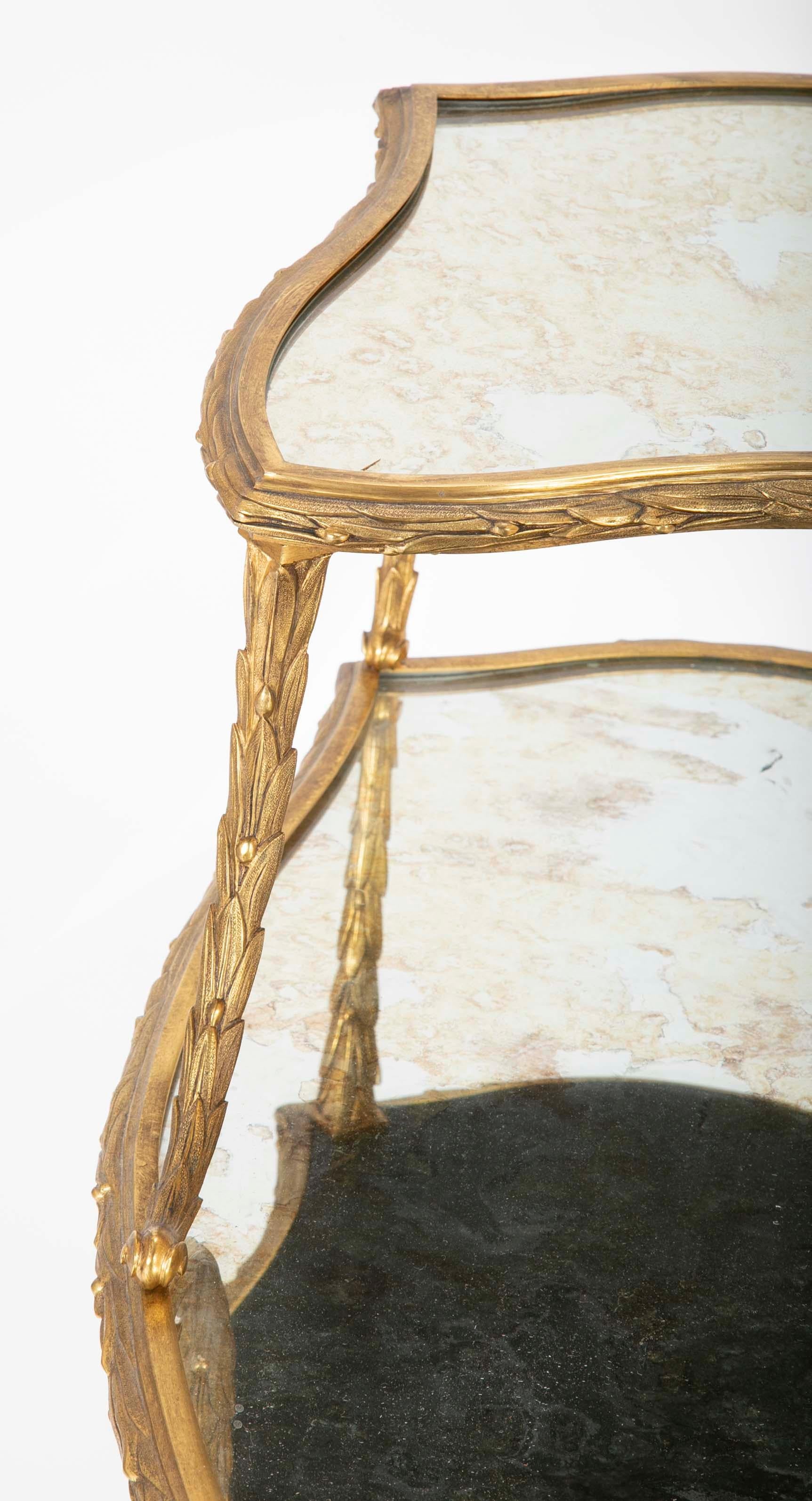 Pair of Bronze Maison Charles Side Tables 8