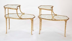 Pair of Bronze Maison Charles Side Tables