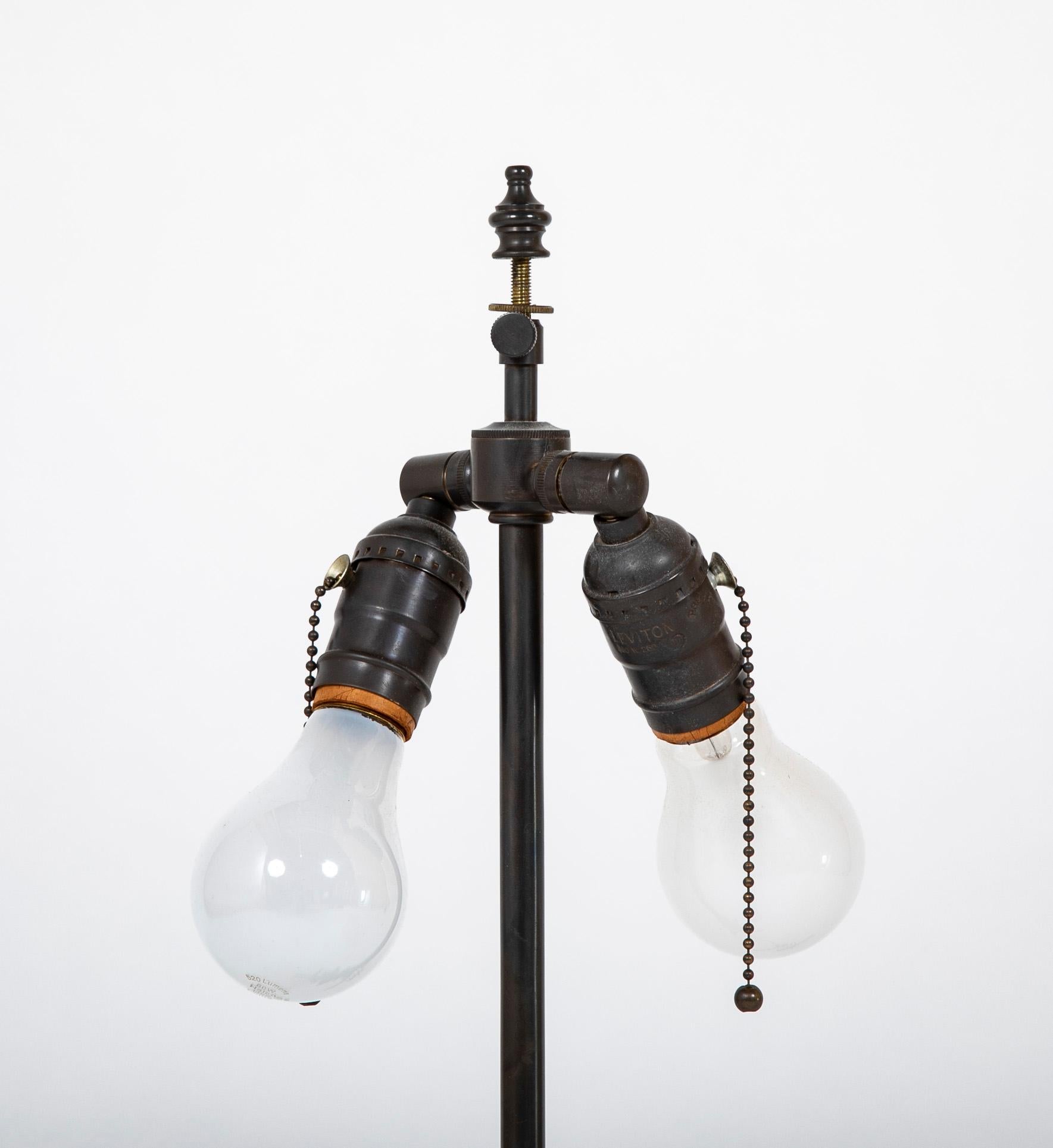Mid-20th Century Pair of Bronze Modèle Etoile Lamps after Giacometti