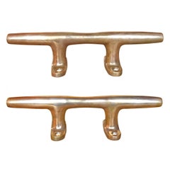 Pair of Bronze Mooring Cleats