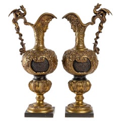 Pair of Bronze Needles, Napoleon III Period